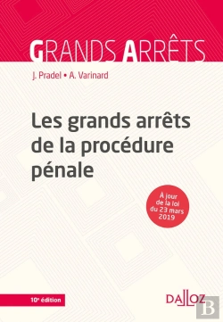 Bertrand.pt - Les Grands Arrets De La Procedure Penale - 10e Ed.