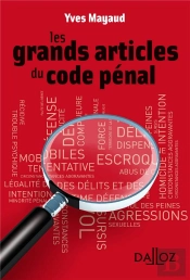 Les Grands Articles Du Code Pénal