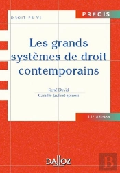 Les Grands Systèmes De Droit Contemporains (11e Edition)