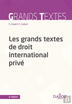 Bertrand.pt - Les Grands Textes De Droit International Privé (2e Édition)