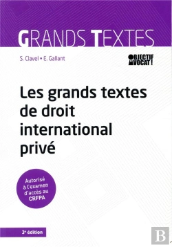 Bertrand.pt - Les Grands Textes De Droit International Prive - 3e Ed.