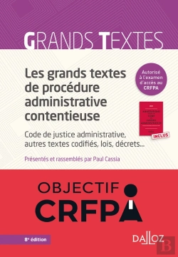 Bertrand.pt - Les Grands Textes De Procedure Administrative Contentieuse - Code De Justice Administrative, Autres