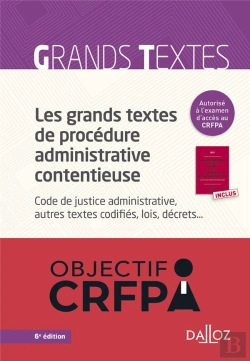 Bertrand.pt - Les Grands Textes De Procedure Administrative Contentieuse. Code De Justice Administrative... ... -