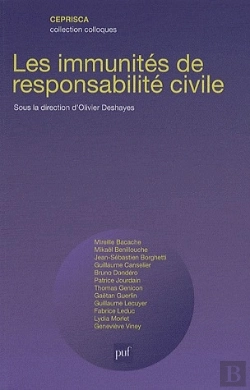 Bertrand.pt - Les Immunités De Responsabilité Civile