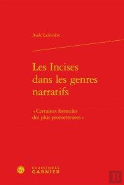 Bertrand.pt - Les Incises Dans Les Genres Narratifs ; 