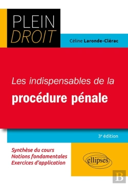 Bertrand.pt - Les Indispensables De La Procédure Pénale (3e Édition)