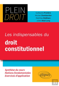 Bertrand.pt - Les Indispensables Du Droit Constitutionnel