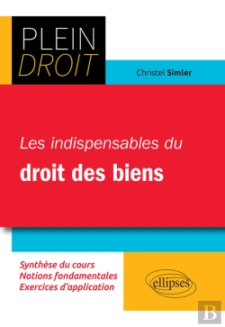 Bertrand.pt - Les Indispensables Du Droit Des Biens