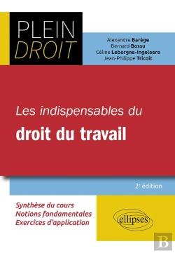 Bertrand.pt - Les Indispensables Du Droit Du Travail (2e Édition)