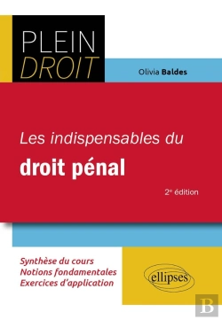 Bertrand.pt - Les Indispensables Du Droit Pénal : A Jour Au 1er Decembre 2023 (2e Édition)