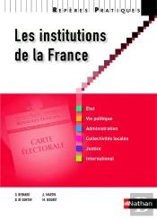 Les Institutions De La France - Reperes Pratiques  N07 2012