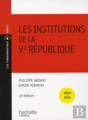 Les Institutions De La V République (12 Édition)