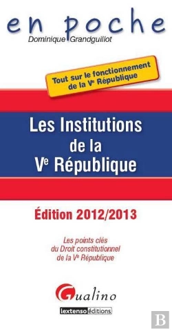 Bertrand.pt - Les Institutions De La V Republique 4e Edition