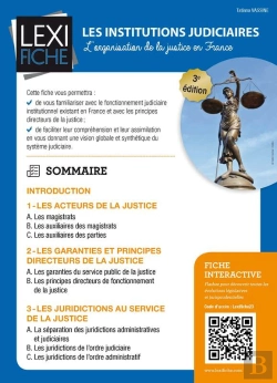 Bertrand.pt - Les Institutions Judiciaires (3ème Édition)