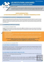 Les Institutions Judiciaires - L'Organisation De La Justice En France