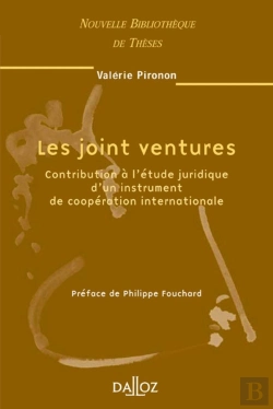 Bertrand.pt - Les Joint Ventures - Volume 37 Contribution À L'Étude Juridique D'Un Instrument De Coopération Internationale (1re Édition)
