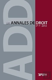 Les Les Annales De Droit, N° 7/2013