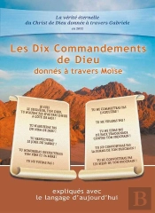 Les Les Dix Commandements De Dieu Donnés À Travers Moïse