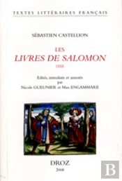 Les Livres De Salomon : Proverbes, Ecclesiaste, Cantique Des Cantiques 1555