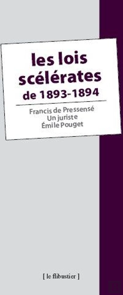 Bertrand.pt - Les Lois Scélérates De 1893-1894