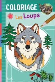 Les Loups - Coloriage
