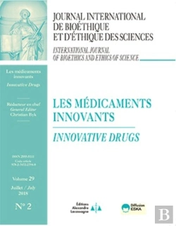 Bertrand.pt - Les Medicaments Innovants-Jib Vol 29 N°2-2018 : Journal International De Bioethique Et D'Ethique Des Sciences 2-2018