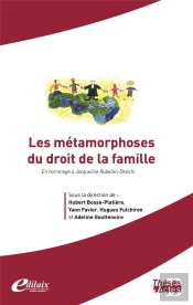 Les Métamorphoses Du Droit De La Famille : En Hommage À Jacqueline Rubellin-Devichi
