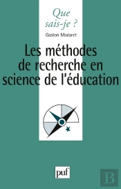 Les Méthodes De Recherche En Sciences De L'Éducation