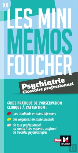 Bertrand.pt - Les Mini Memos Foucher - Glossaire De Psychiatrie  - Revision