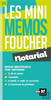 Les Mini Memos Foucher - Notarial - Revision