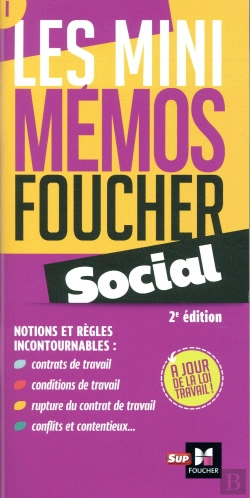 Bertrand.pt - Les Mini Memos Foucher -  Social - 2e Edition - Revision