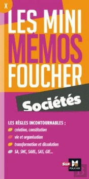 Les Mini Memos Foucher - Societes