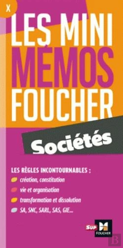 Bertrand.pt - Les Mini Memos Foucher - Societes
