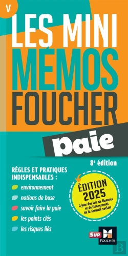 Bertrand.pt - Les Mini Mémos Foucher Tome 5 : Paie (8e Édition)