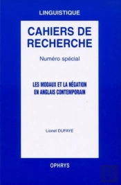Les Modaux Et La Negation En Anglais Contemporain