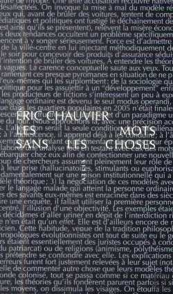 Bertrand.pt - Les Mots Sans Les Choses