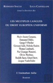 Les Multiples Langues Du Droit Europeen Uniforme
