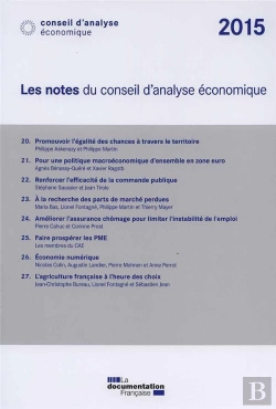 Bertrand.pt - Les Notes Du Conseil D'Analyse Economique (Édition 2015)