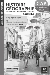 Les Nouveaux Cahiers : Histoire-Géographie-Emc ; Cap ; Corrigé (Édition 2020)