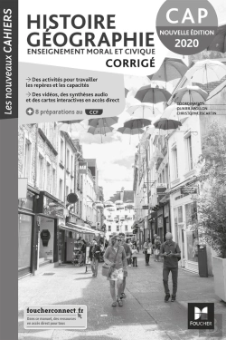 Bertrand.pt - Les Nouveaux Cahiers : Histoire-Géographie-Emc ; Cap ; Corrigé (Édition 2020)