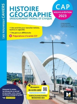 Bertrand.pt - Les Nouveaux Cahiers - Histoire-Geographie-Emc Cap - Ed. 2023 - Livre Eleve - Specimen