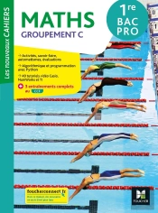 Les Nouveaux Cahiers : Maths ; 1re Bac Pro C ; Livre Élève
