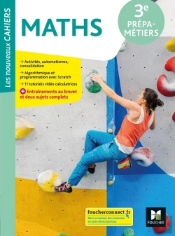Bertrand.pt - Les Nouveaux Cahiers : Maths ; 3e Prépa-Métiers ; Livre Élève