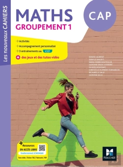 Bertrand.pt - Les Nouveaux Cahiers : Maths ; Cap Groupement 1 ; Livre Élève (Édition 2026)