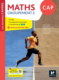 Bertrand.pt - Les Nouveaux Cahiers : Maths ; Cap Groupement 2 ; Livre Élève (Édition 2026)