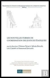Les Nouvelles Formes De Coordination Des Justices Etatiques