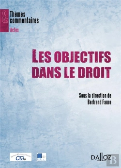 Bertrand.pt - Les Objectifs Dans Le Droit