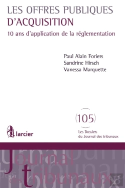 Bertrand.pt - Les Offres Publiques D'Acquisition ; 10 Ans D'Appllication De La Réglementation