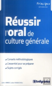 Les Oraux De Culture Générale