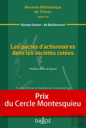 Les Pactes D'Actionnaires Dans Les Sociétés Cotées